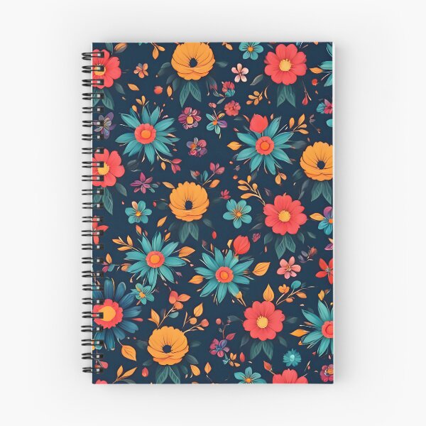 Aperçu de l'œuvre Fleurs colorées modernes créée et vendue par KaviPatterns.