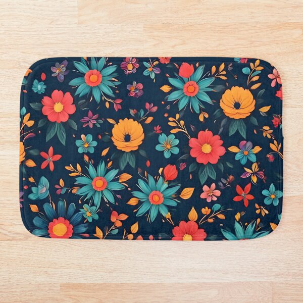 Item preview, Modern Colorful Flowers designed and sold by KaviPatterns.