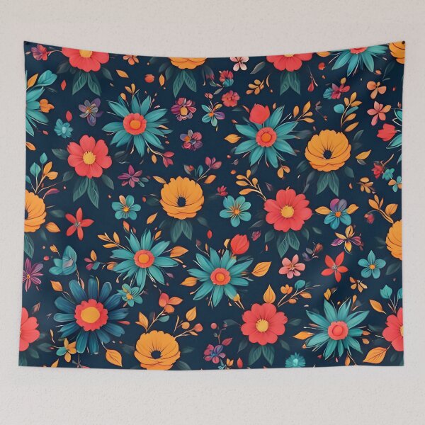 Item preview, Flores coloridas modernas designed and sold by KaviPatterns.