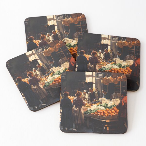 Item preview, Lively Farmers Market Visit designed and sold by Alin Richard Iovănuț.