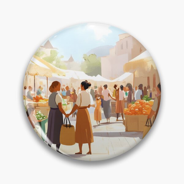 Item preview, Lively Farmers Market Visit designed and sold by Alin Richard Iovănuț.