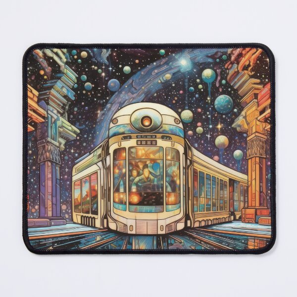 Item preview, Intergalactic Train Station designed and sold by InsanseCreation.