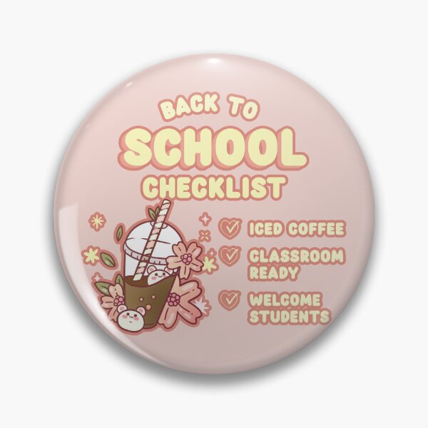 Item preview, Iced Coffee Back to School Checklist designed and sold by Circle-Cats.