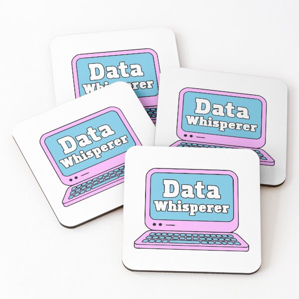 Item preview, Data Whisperer! Pink And Blue Data Analyst Computer designed and sold by PMCreative.