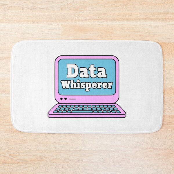Item preview, Data Whisperer! Pink And Blue Data Analyst Computer designed and sold by PMCreative.