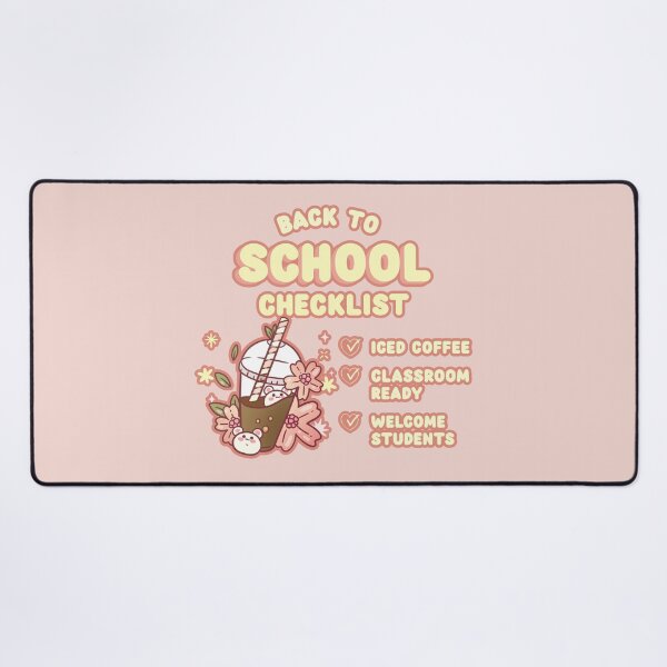 Item preview, Iced Coffee Back to School Checklist designed and sold by Circle-Cats.