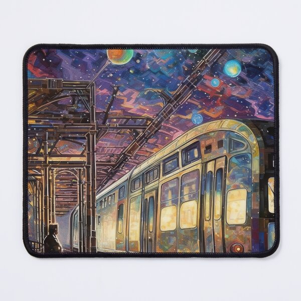 Item preview, Intergalactic Train Station designed and sold by InsanseCreation.