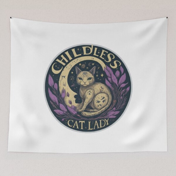 Item preview, Childless Cat Lady designed and sold by Satyamshop76.