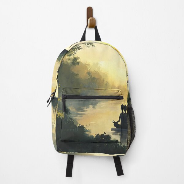 Item preview, Serene River Morning Yoga designed and sold by Alin Richard Iovănuț.