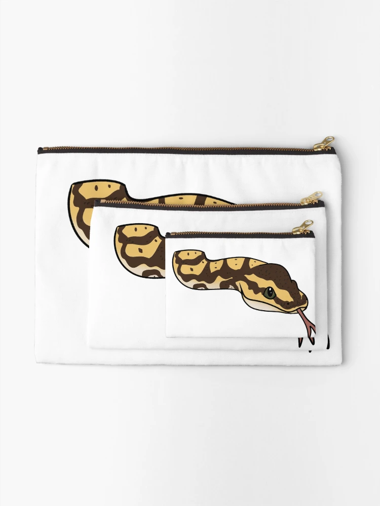 Thumbnail 2 of 4, Zipper Pouch, Ball Python designed and sold by PancakeDraws.