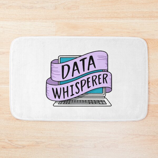 Item preview, Data Whisperer! Pink And Blue Data Analyst Laptop designed and sold by PMCreative.