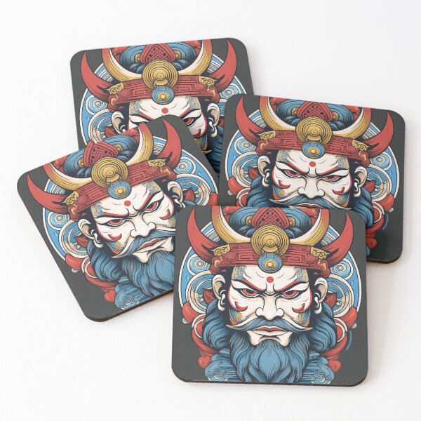 Item preview, Japan Samurai | Gods & Masks Collection designed and sold by monkeybusiness.pt.