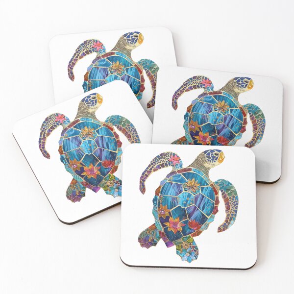 Item preview, Sea Turtle (Quilt Style) designed and sold by VelvetRoom.