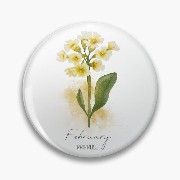 Item preview, Primrose, February birth flower, yellow flower, born in february designed and sold by lagunaklein.
