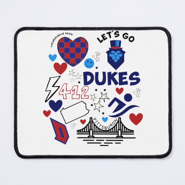 Item preview, Duquesne University Pittsburgh Navy and Red Collage designed and sold by LovingSunnyDays.