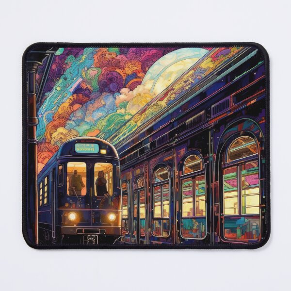 Item preview, Intergalactic Train Station designed and sold by InsanseCreation.