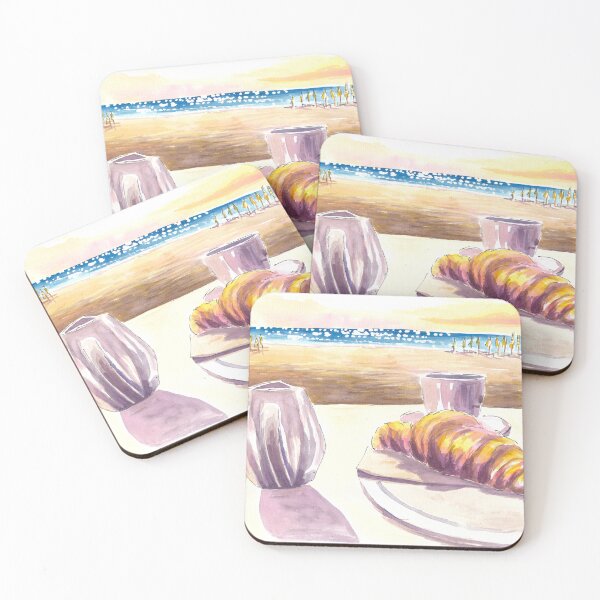 Item preview, Brioche and Coffee at the Italian Beach for a perfect Day designed and sold by artshop77.