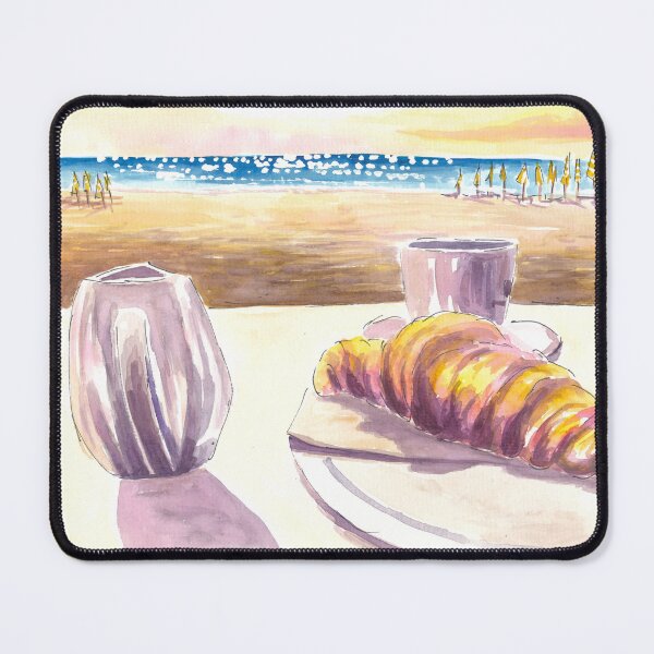 Item preview, Brioche and Coffee at the Italian Beach for a perfect Day designed and sold by artshop77.