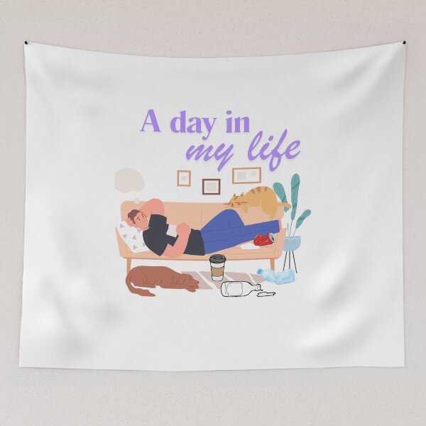 Item preview, A day in man's life designed and sold by kimzie7124.