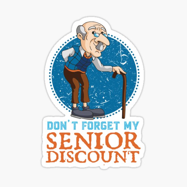 Blessed Senior Citizen: Gifts for Elderly Men & Women Sticker for