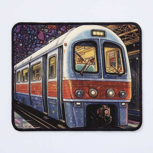 Item preview, Intergalactic Train Station designed and sold by InsanseCreation.