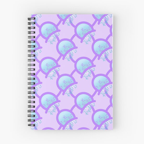 Item preview, Purple and Teal Flowery Pattern designed and sold by WatershipBound.