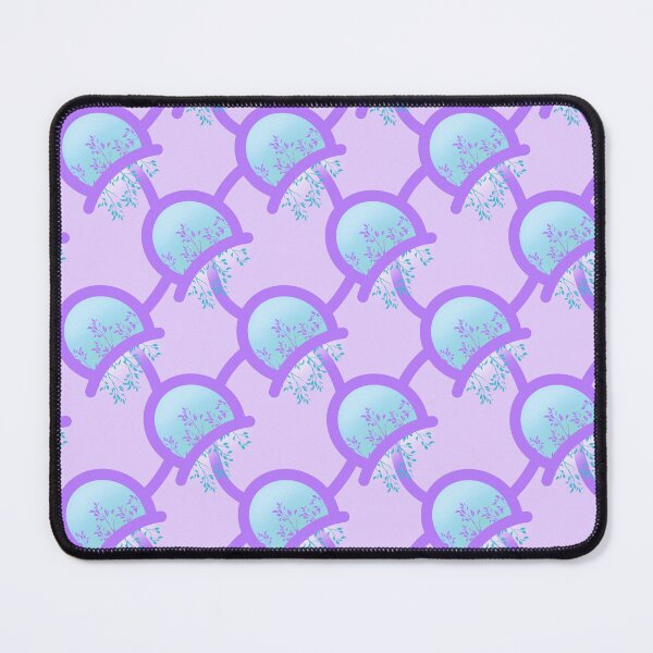 Item preview, Purple and Teal Flowery Pattern designed and sold by WatershipBound.