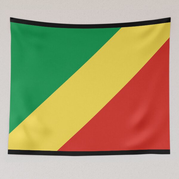 Item preview, National Flag of the Republic of Congo designed and sold by TinaJostDesigns.