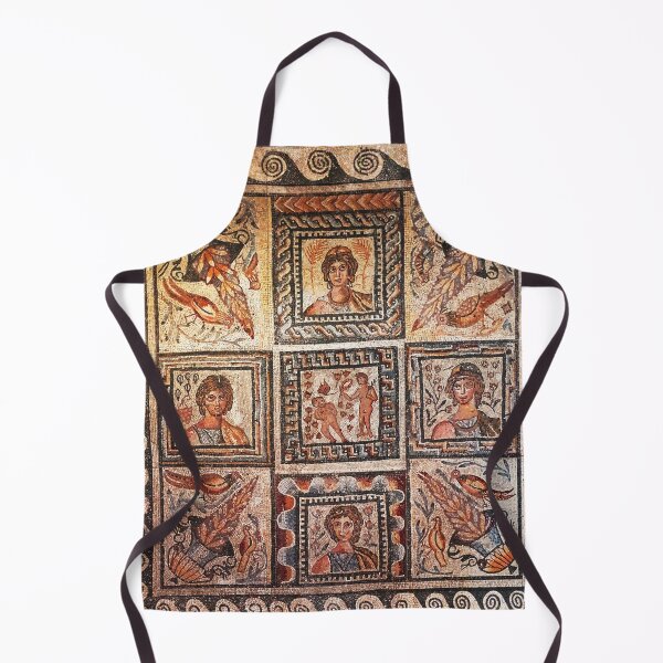 Item preview, ANTIQUE ROMAN MOSAICS FOUR SEASONS designed and sold by BulganLumini.