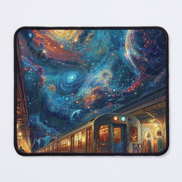 Item preview, Intergalactic Train Station designed and sold by InsanseCreation.