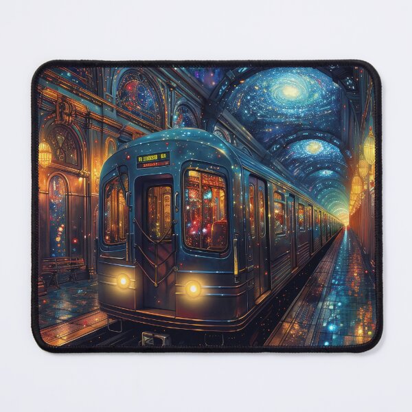 Item preview, Intergalactic Train Station designed and sold by InsanseCreation.