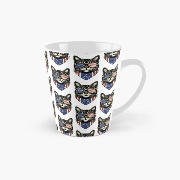 USA Kitty Cat Design - Perfect for the Childless Cat Lady — Classic Mug by BiMood