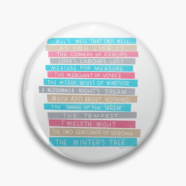 Item preview, Shakespeare’s Comedies Book Stack designed and sold by bearsdenbooks.