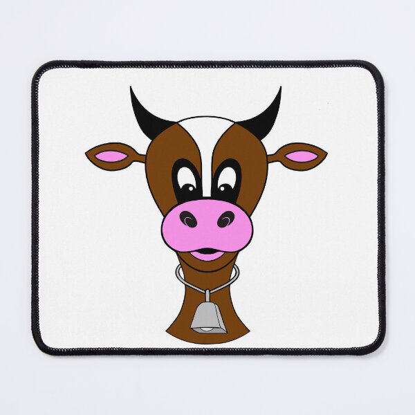 Item preview, Cow Head Cow Bell - Cute Cow designed and sold by Sartoris Art.
