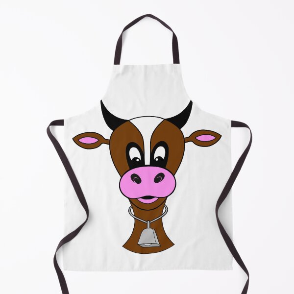 Item preview, Cow Head Cow Bell - Cute Cow designed and sold by Sartoris Art.