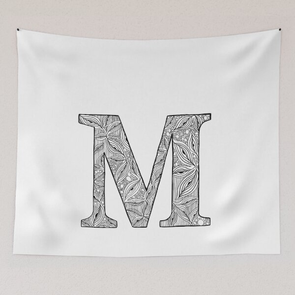 Item preview, Big Block Letter M designed and sold by mikilevran.