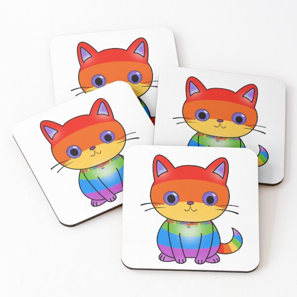 Item preview, Rainbow Cat LGBTQ+ designed and sold by MelissaAllisson.