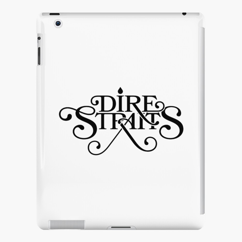 Dire Straits Schwarzes Logo Ipad Hulle Skin Von Trish11 Redbubble