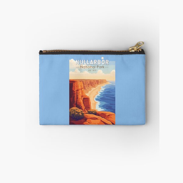 Item preview, Nullarbor National Park Australia Travel Art Vintage designed and sold by KrisSidDesigns.