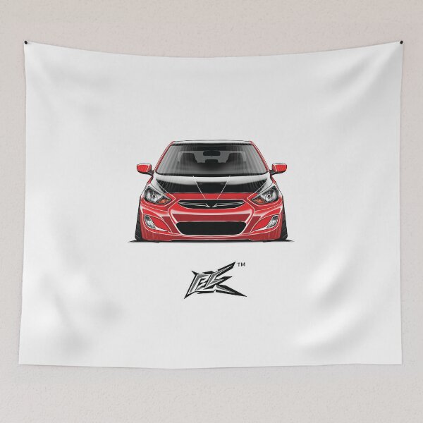 Item preview, hyundai verna solaris accent red  designed and sold by NaquashM.