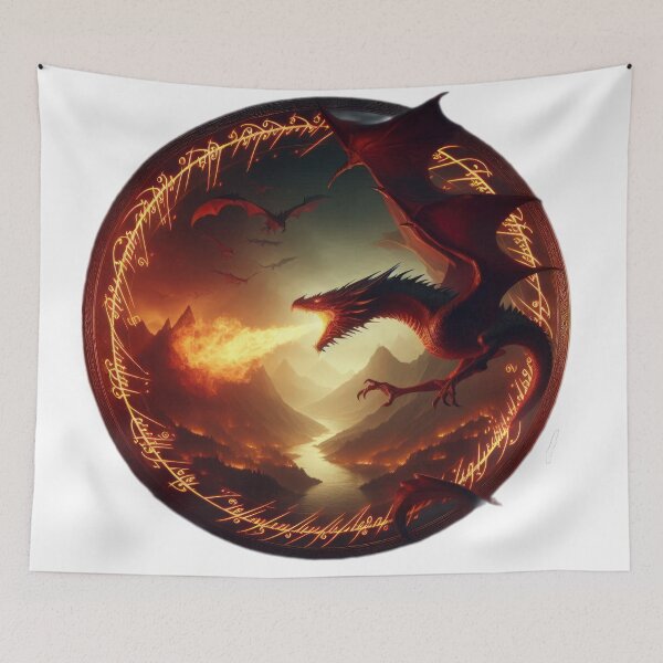 Item preview, Fiery Flight of the Dragon designed and sold by Expressions-Sel.