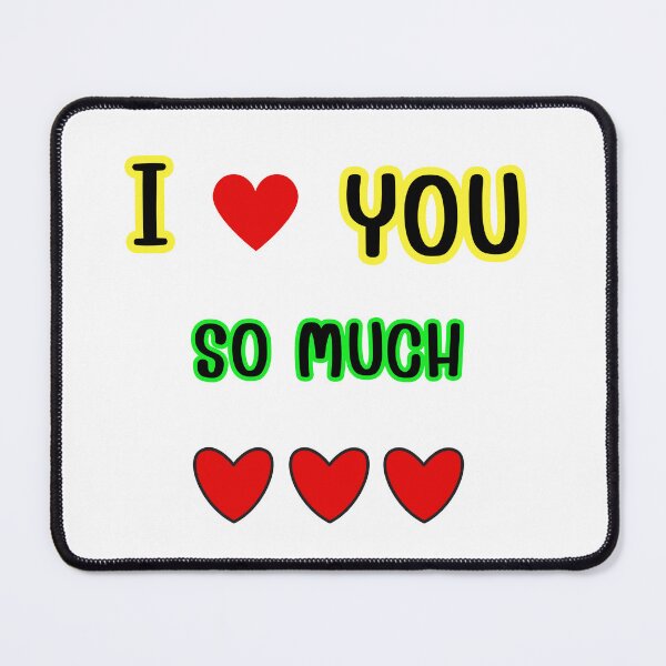 Item preview, I Love You So Much with Hearts designed and sold by Chokhdi289shop.