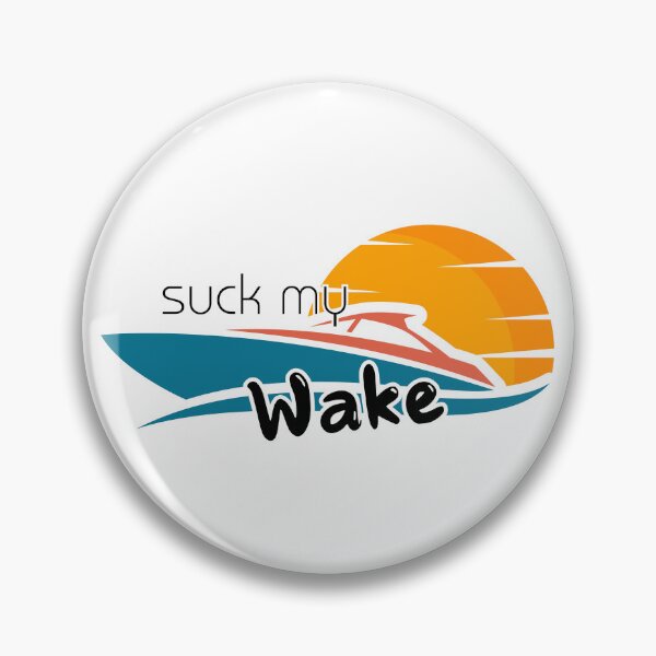 Item preview, Suck My Wake - Retro Boat designed and sold by bimbleDIY.