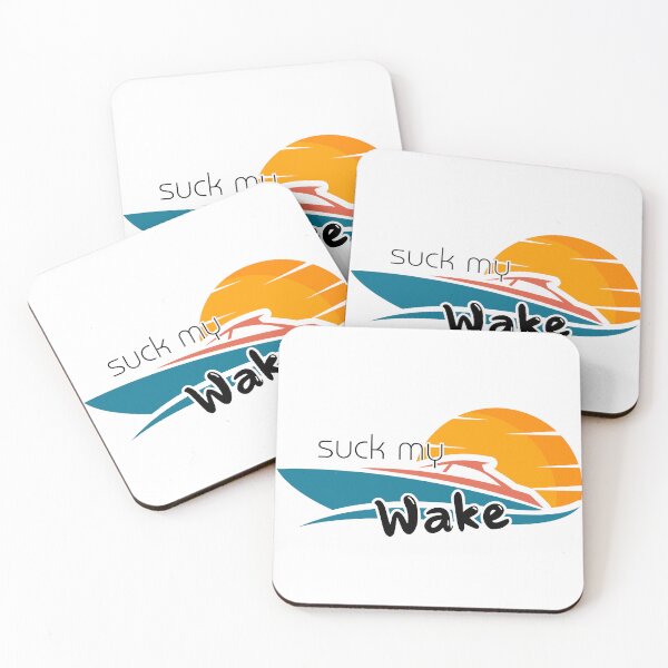 Item preview, Suck My Wake - Retro Boat designed and sold by bimbleDIY.