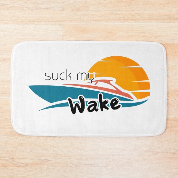 Item preview, Suck My Wake - Retro Boat designed and sold by bimbleDIY.