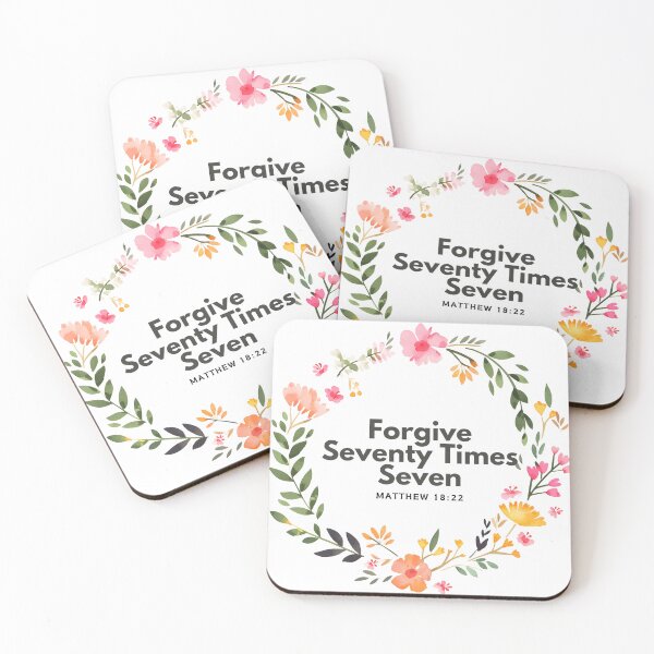 Item preview, Forgive Seventy Times Seven - Matthew 18:22 designed and sold by ebocraft.