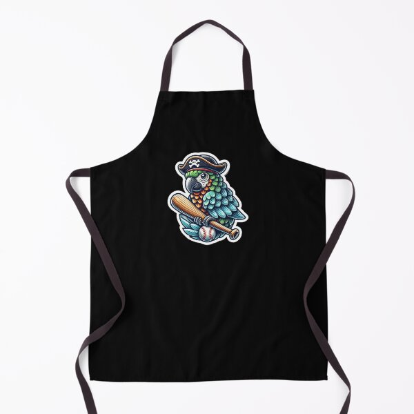 Item preview, Pirate Parrot Baseball designed and sold by pixelpulsenyc.