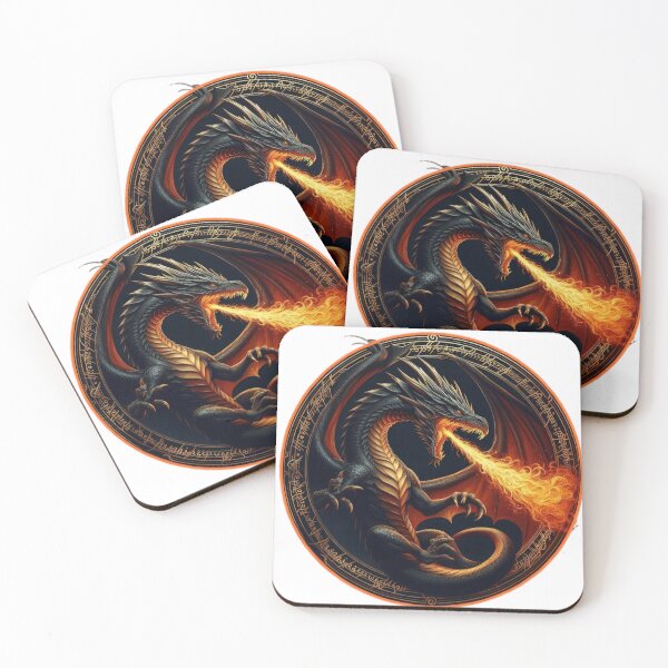 Item preview, Fiery breath, deadly force dragon breathing fire designed and sold by Expressions-Sel.