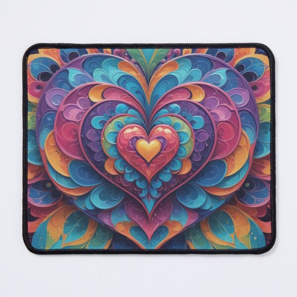 Item preview, Heart Mandala designed and sold by RaeWhimsy.