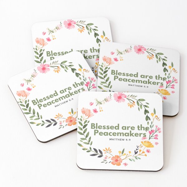 Item preview, Blessed are the Peacemakers - Matthew 5:9 designed and sold by ebocraft.